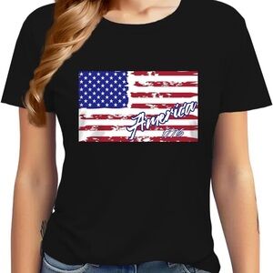 Black Graphic Women's Top